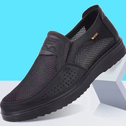 Atmungsaktive Herren Leder Loafer