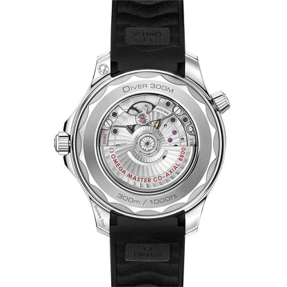 Seamaster Diver 300M 42mm - White on Rubber Strap
