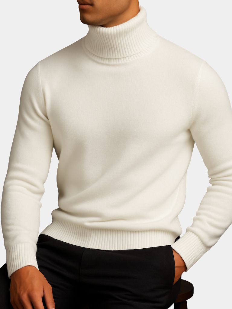 Aurelius Wool Turtleneck - Cross & Crown