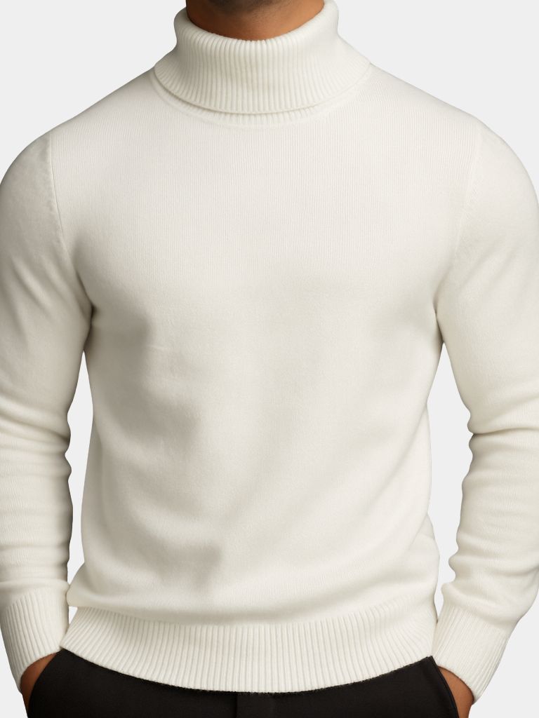 Aurelius Wool Turtleneck - Cross & Crown