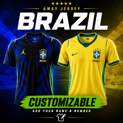 Brazil 2026 Custom Name & Number Jersey | Limited Edition
