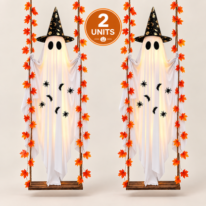 GhostSwing – 5.4FT Light-Up Halloween Ghost