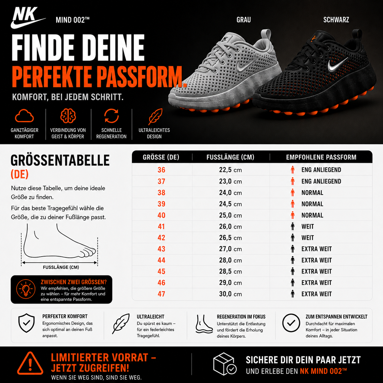 NIKE MIND 002™ | Begrenzter Lagerbestand + 50% Rabatt