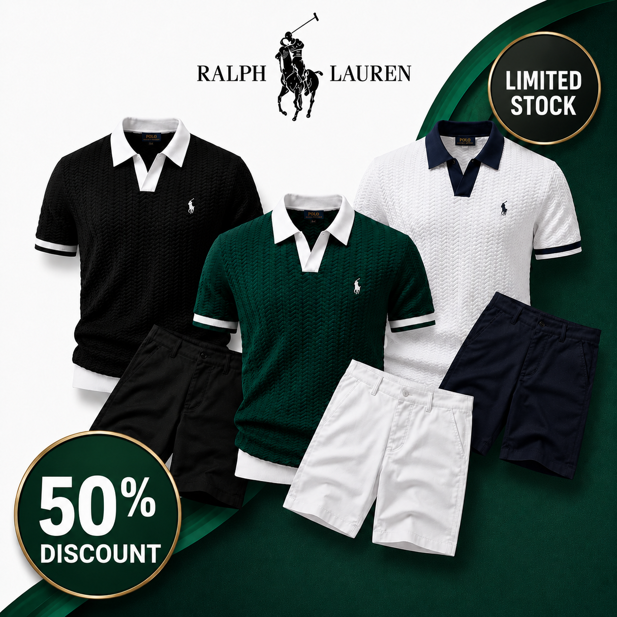 R&L Summer Set™ | Polo Shirt & Shorts