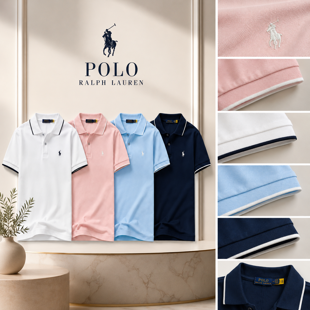 R&L Signature Polo | Premium 4-Pack