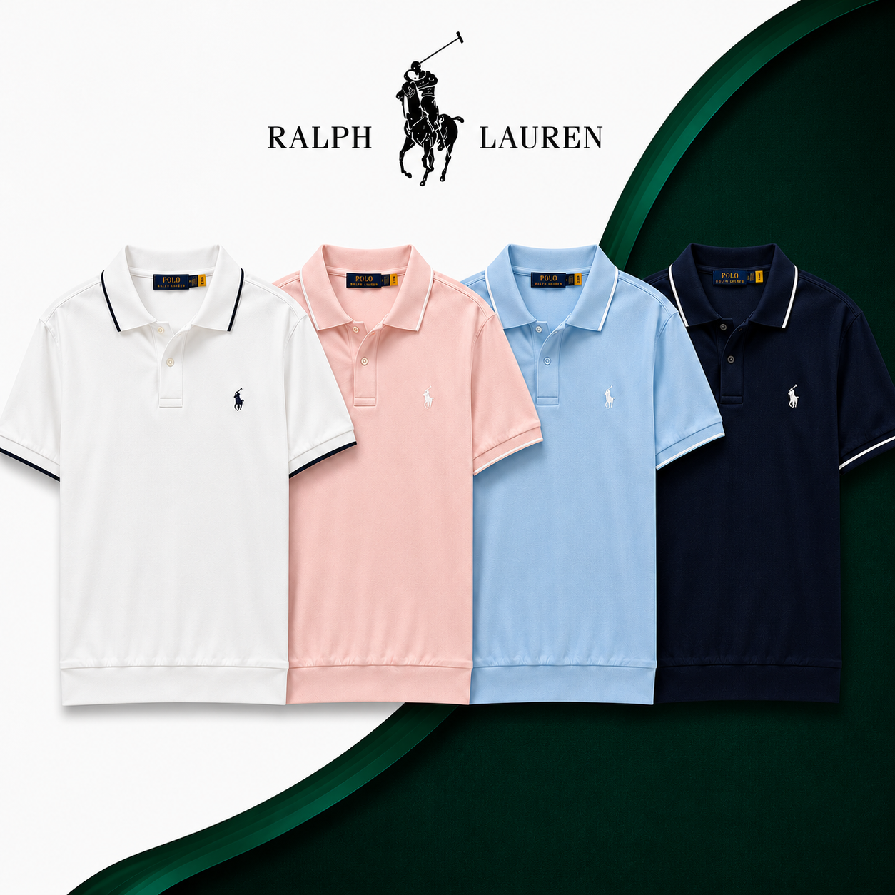 R&L Signature Polo | Premium 4-Pack