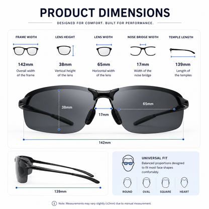 Paleshy™ Adaptive Polarized Sunglasses