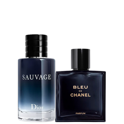 2 Parfüms Sauvage Dior, Bleu de Chanel (Eau de Parfum)