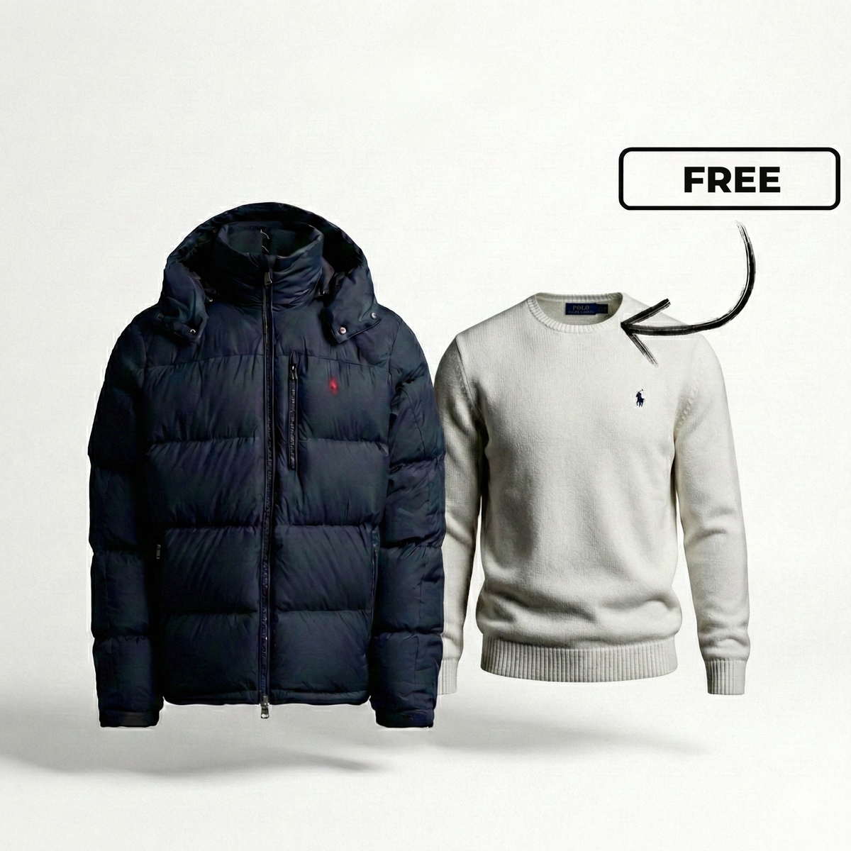 R&L GORHAM DOWN JACKET + FREE SWEATER