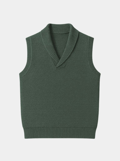 British Knit Vest Waistcoat - Cross & Crown