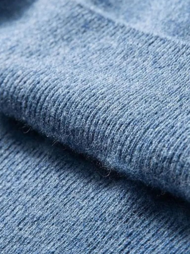 Cashmere V Neck Knitwear Sweater - Cross & Crown