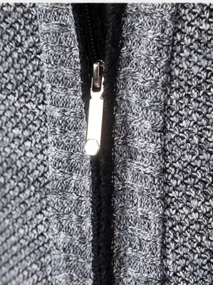 Elegant Full-Zip Sweater Vest - Cross & Crown