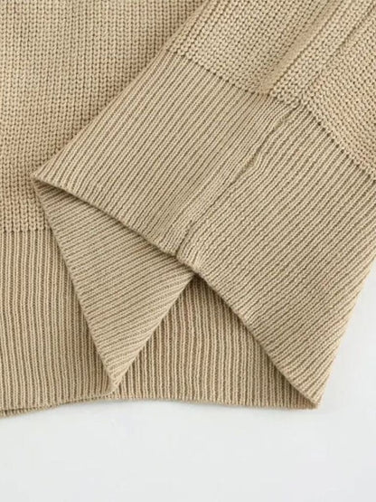 Essential Half Zip Sweater - Cross & Crown