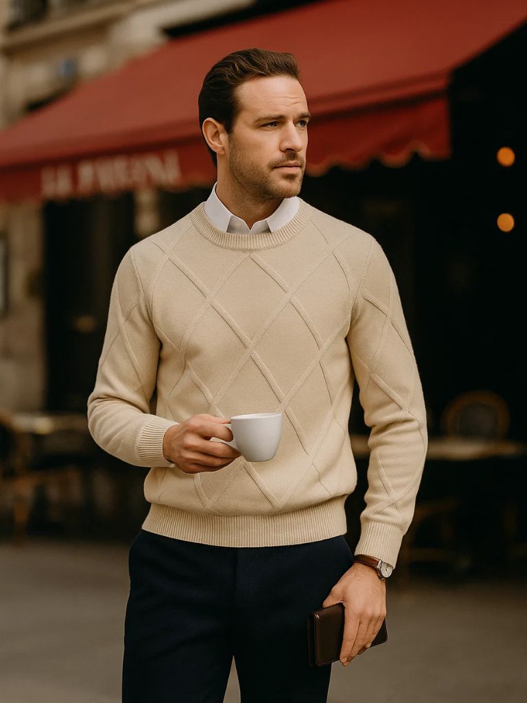 François Blanchet Premium Cashmere Sweater - Cross & Crown