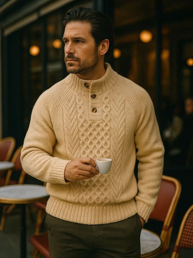 Giovanni Classic Knit Sweater - Cross & Crown