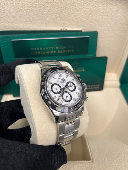 Rolex Panda Daytona 40mm - Stainless Steel - White Panda Index Dial - Ceramic Bezel (Ref# 116500LN)