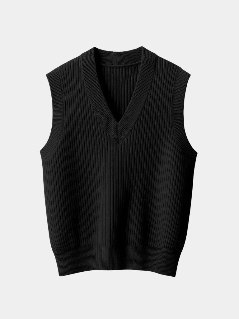 Knit Vest Waistcoat - Cross & Crown