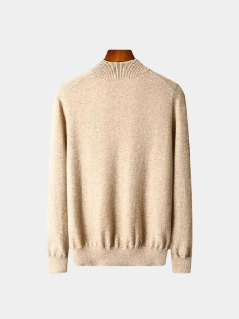 Merino Half Zip Sweater - Cross & Crown