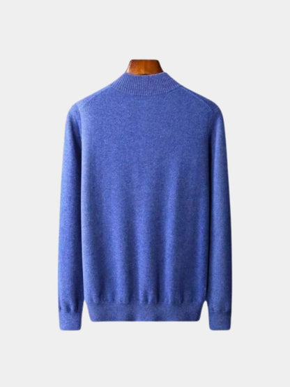 Merino Half Zip Sweater - Cross & Crown