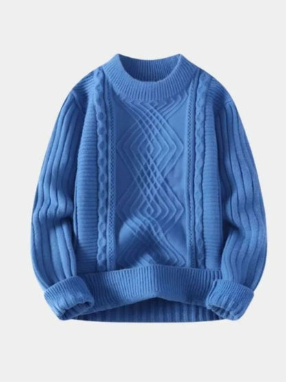 Minimalist Textured Sweater - Cross & Crown