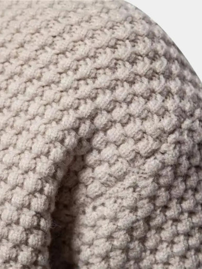 Old Money Textured Pullover - Cross & Crown