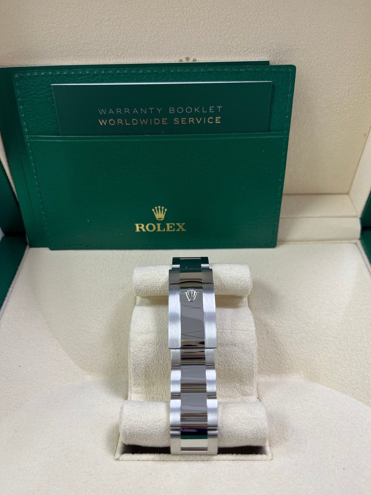 Rolex Datejust 41 White Gold and Steel Blue Index Oyster Bracelet Fluted Bezel (Ref#126334)