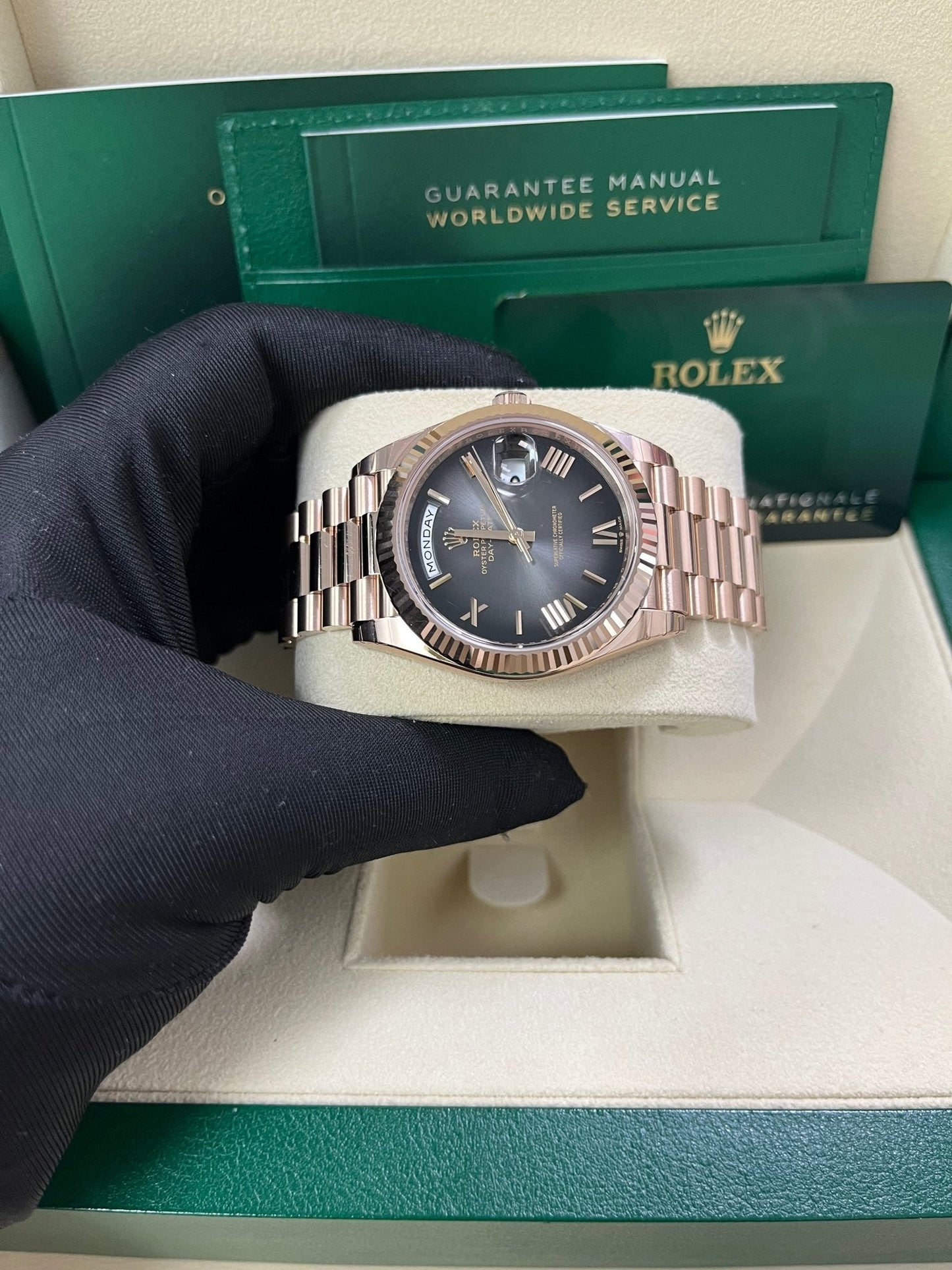 Rolex Day-Date 40 Slate Ombre Roman Dial 228235