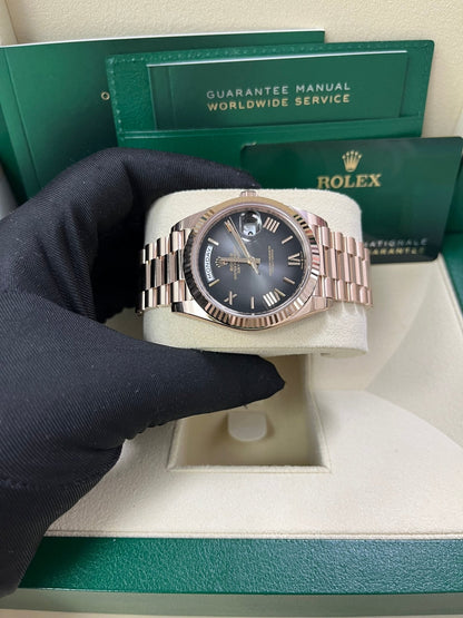 Rolex Day-Date 40 Slate Ombre Roman Dial 228235
