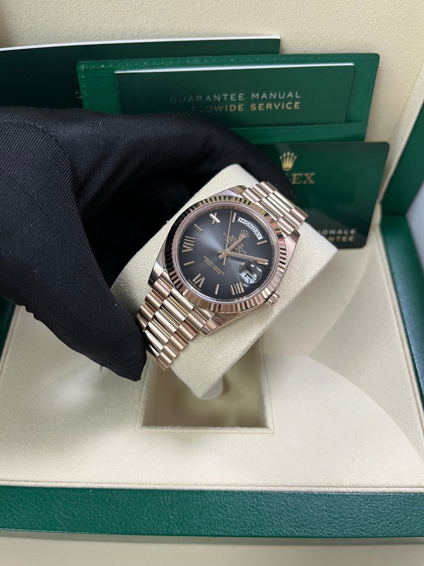 Rolex Day-Date 40 Slate Ombre Roman Dial 228235