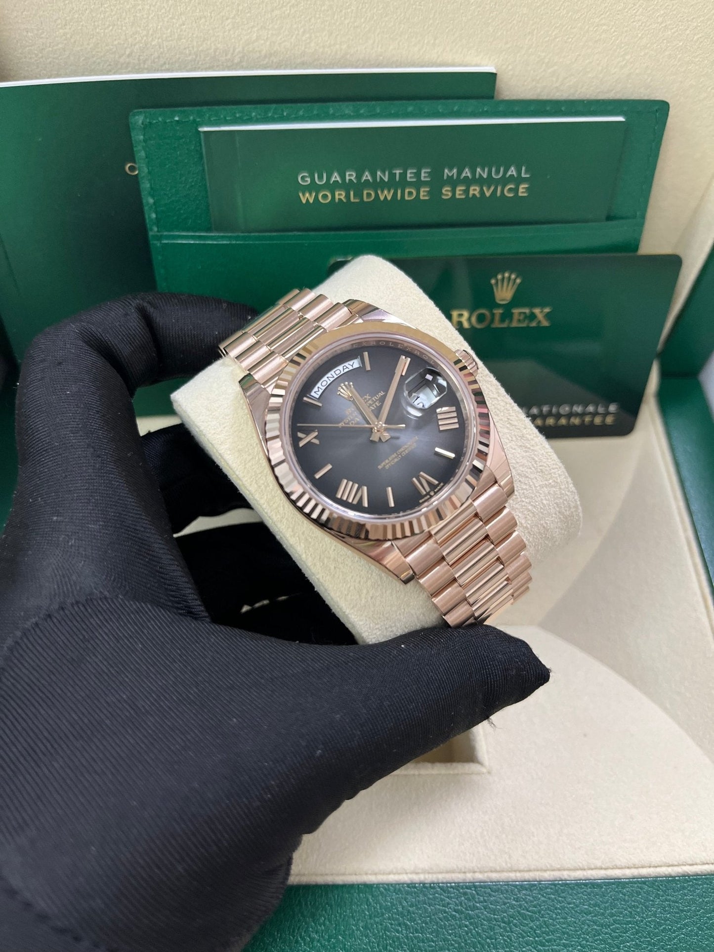 Rolex Day-Date 40 Slate Ombre Roman Dial 228235