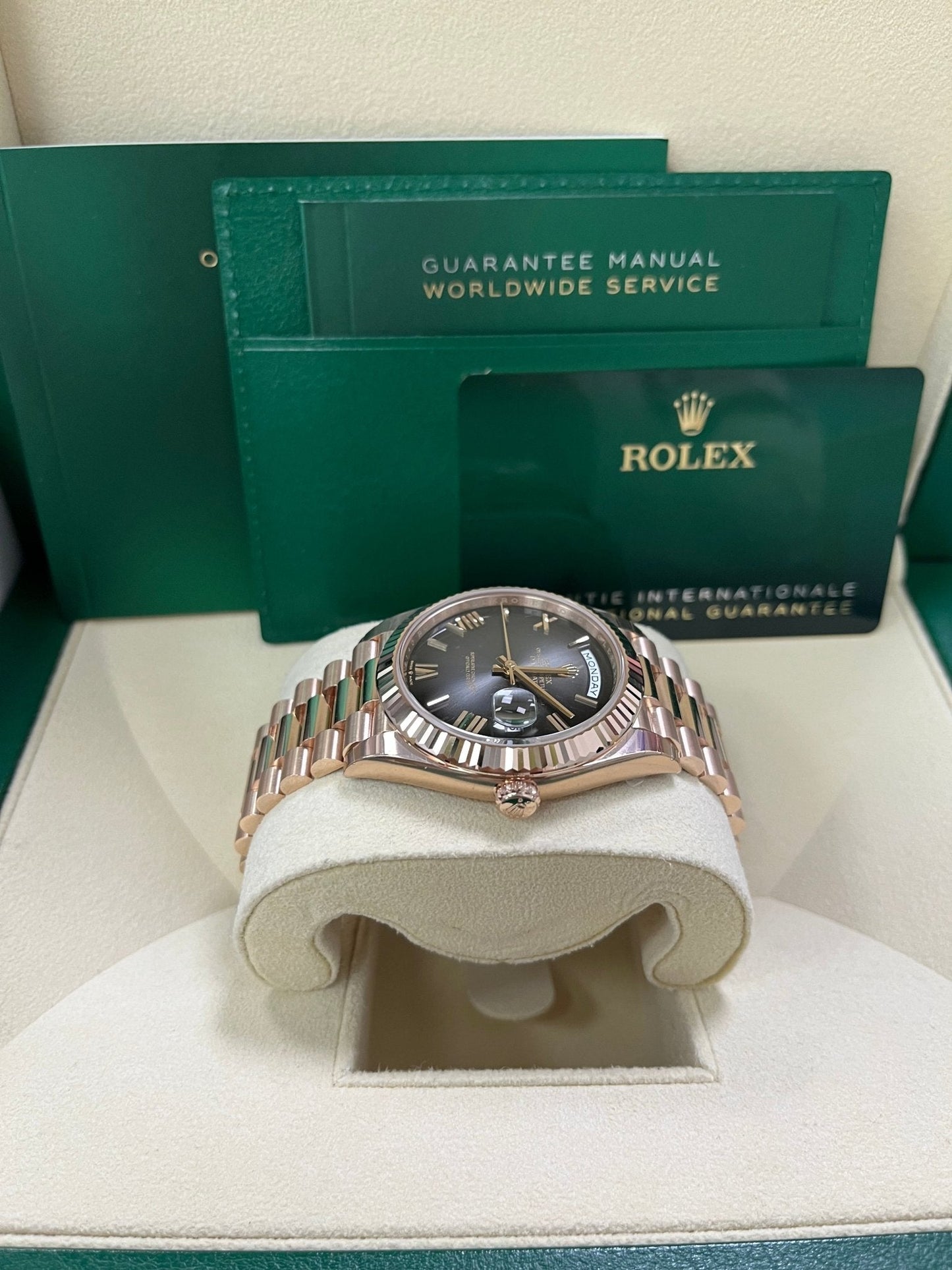 Rolex Day-Date 40 Slate Ombre Roman Dial 228235