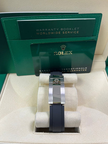 Rolex Daytona 40 White Gold Steel Grey Index Dial Black Sub-Dials Oysterflex (Ref# 116519LN)