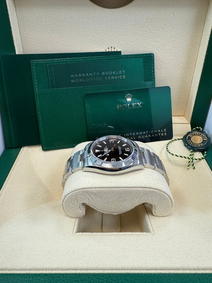 Rolex Explorer Stainless Steel Oyster Perpetual Explorer - Black Dial - Oyster Bracelet 124270