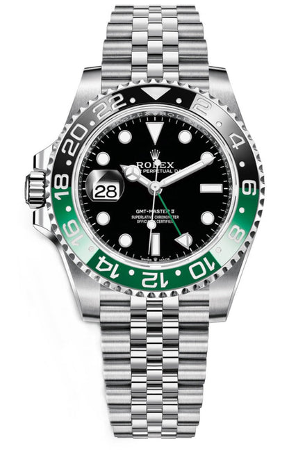 Rolex GMT-Master II With A Green And Black Bezel "SPRITE" (Reference # 126720VTNR)