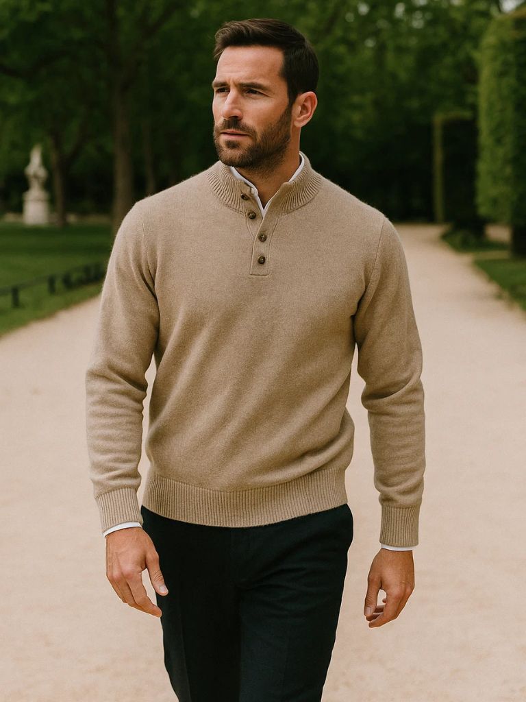 Timeless Luxe Cashmere Pullover - Cross & Crown
